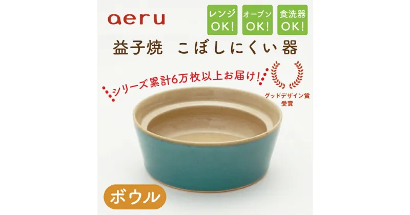 【ふるさと納税】【aeru】益子焼の こぼしにくい器（ボウル）(CZ002)