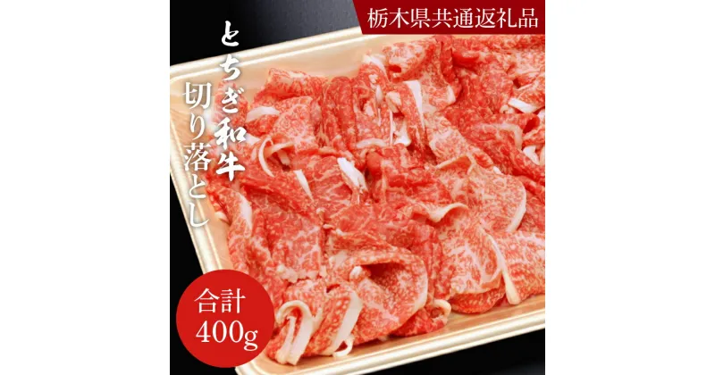 【ふるさと納税】とちぎ和牛切り落とし400g【栃木県　共通返礼品】 (DN004)