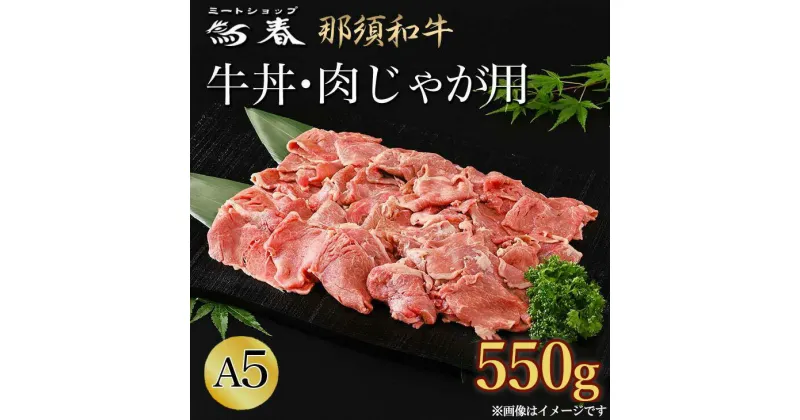 【ふるさと納税】那須和牛牛丼・肉じゃが用A5（小間肉）牛肉 国産 冷蔵 冷凍 牛丼 肉じゃが 那須町〔B-2〕