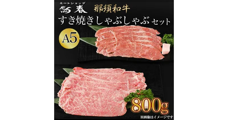 【ふるさと納税】那須和牛すき焼きしゃぶしゃぶセットA5 牛肉 国産 冷蔵 冷凍 すき焼き しゃぶしゃぶ 霜ふり 赤身 那須町〔D-31〕