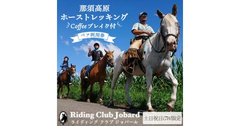 【ふるさと納税】那須高原ホーストレッキング　Coffeeブレイク付プラン　ペア利用券【土日祝日GW限定】〔P-101〕｜チケット 利用券 ペア 体験 乗馬