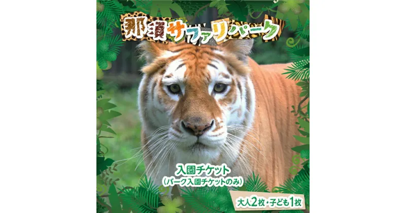 【ふるさと納税】那須サファリパーク入園券（大人2名 子ども1名）モンキーパーク割引チケット付き！動物 動物園チケット どうぶつえん チケット 券 入場券 入園券 エサやり ライオンバス付き 観光 ファミリー 家族 栃木県 那須町〔P-156〕