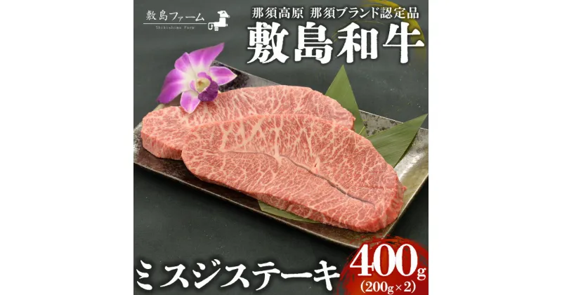 【ふるさと納税】那須高原 敷島和牛 ミスジステーキ200g×2 計400g 国産 黒毛和牛 和牛 牛肉 お肉 肉 ステーキ ギフト お祝い 冷凍 栃木県 那須町《敷島ファーム》〔P-167〕※着日指定不可※離島への配送不可