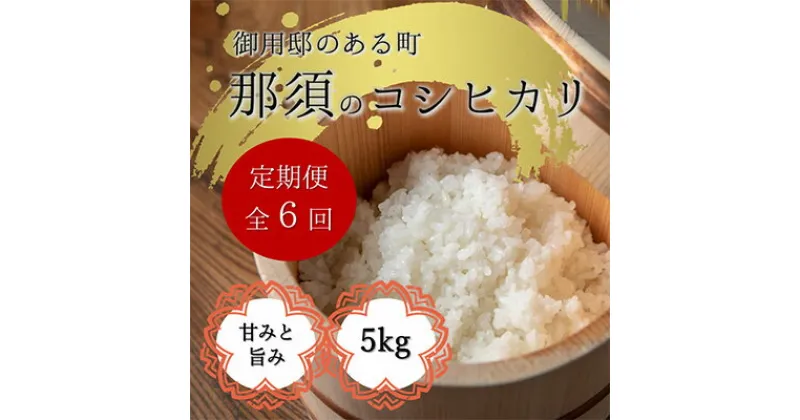 【ふるさと納税】【定期便6ヶ月】那須町産コシヒカリ5kg×1袋〔P-278〕｜米 お米 国産 白米 ご飯 ごはん ゴハン 国産 那須 栃木県 那須町 水車の里 瑞穂蔵 ※沖縄・離島への配送不可