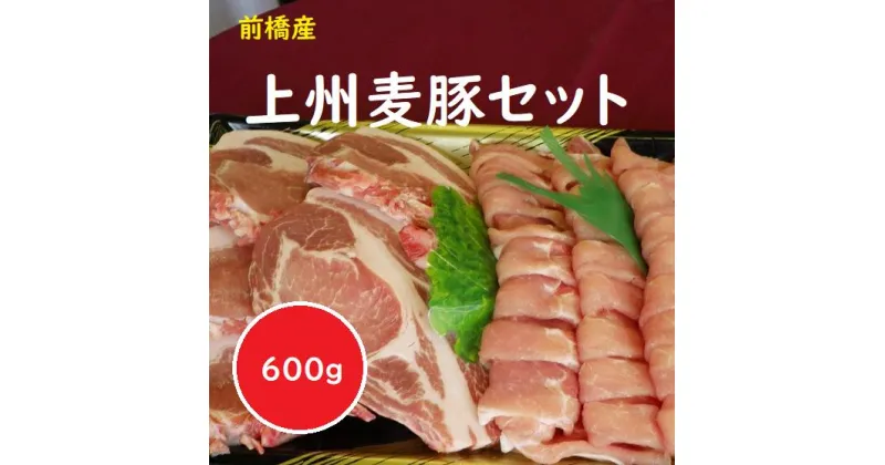 【ふるさと納税】A-02 前橋産上州麦豚セット(600g)