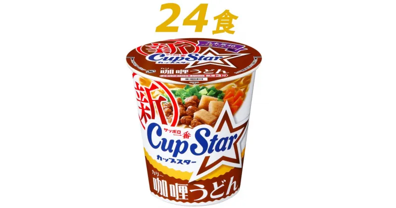 【ふるさと納税】R3-74 サッポロ一番　カップスター　カレーうどん×24食