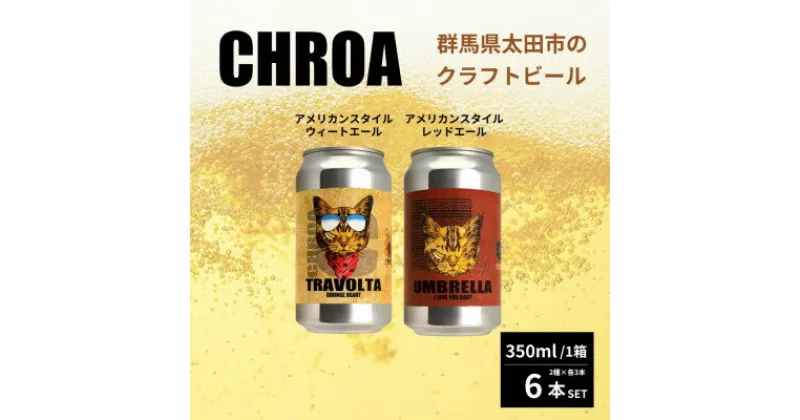 【ふるさと納税】CHROA(クロア)缶ビール　2種×各3本(計6本セット)【1552759】