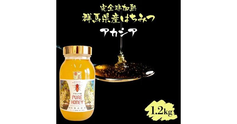 【ふるさと納税】群馬県産アカシアはちみつ 1200g