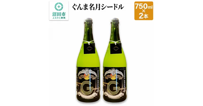 【ふるさと納税】ぐんま名月シードル 750ml×2本