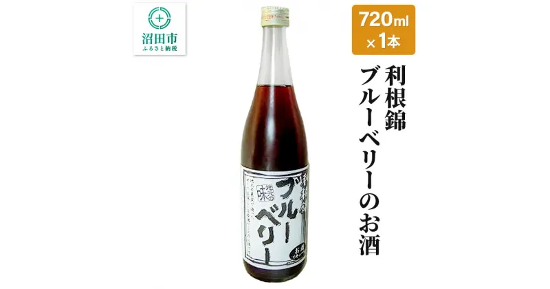 【ふるさと納税】利根錦 ブルーベリーのお酒 720ml×1本 リキュール