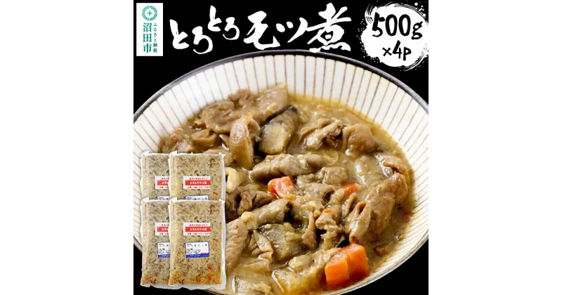 【ふるさと納税】とろとろモツ煮 500g×4パック