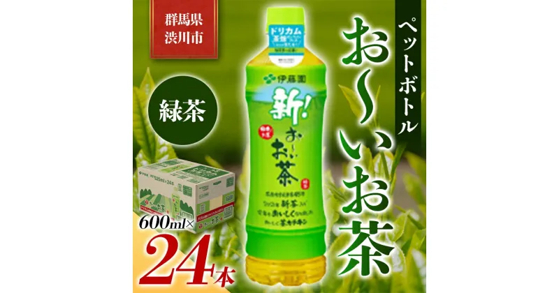 【ふるさと納税】伊藤園 ペットボトル お〜いお茶 緑茶 600ml×24本 PET 飲料 ソフトドリンク 備蓄 おちゃ ふるさと 故郷 納税 群馬 渋川市 F4H-0022