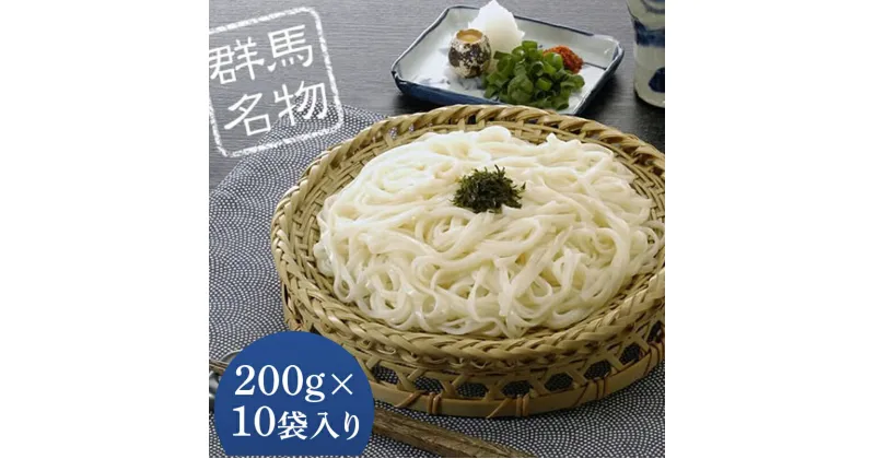 【ふるさと納税】ふる里水沢®うどん 200g（2人前）×10袋入り（約20人前） 麺 日本三大うどん 水沢 ふるさと 故郷 納税 群馬 渋川市 F4H-0050