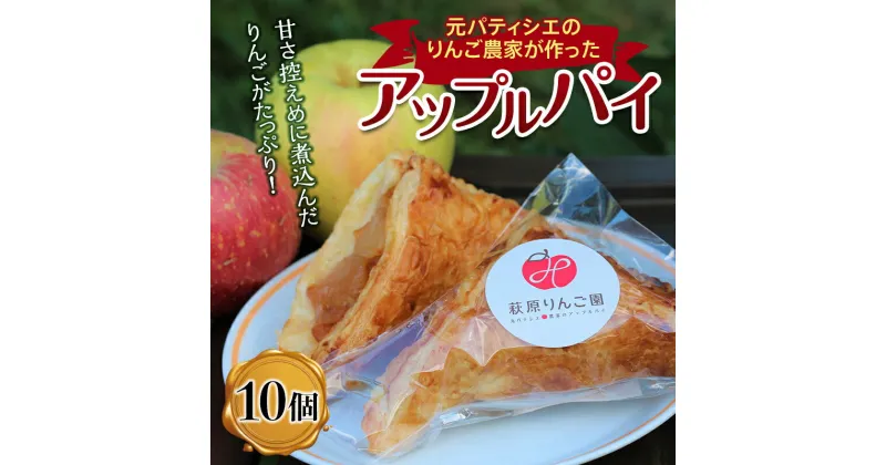 【ふるさと納税】りんご農家が作ったりんごを使ったアップルパイ 140g×10個 洋菓子 お菓子 スイーツ りんご アップル F4H-0306