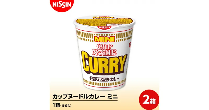 【ふるさと納税】カップヌードルカレー ミニ 1箱（15食入）×2箱 ラーメン らーめん 拉麺 F4H-0394