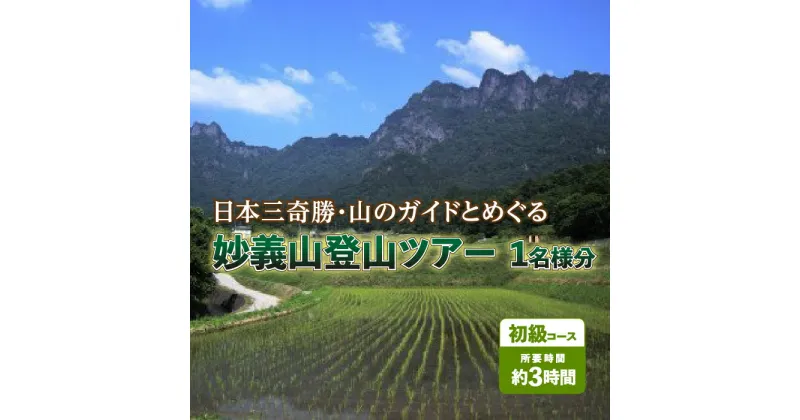 【ふるさと納税】日本三奇勝・山のガイドとめぐる妙義山登山ツアー1名様分《初級コース》 F20E-719