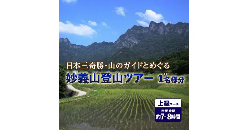 【ふるさと納税】日本三奇勝・山のガイドとめぐる妙義山登山ツアー1名様分《上級コース》【白雲山コース】 【金洞山コース】 F20E-721var