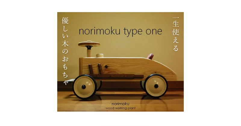 【ふるさと納税】《一生使える優しい木のおもちゃ》norimoku type one ノリモク F20E-782