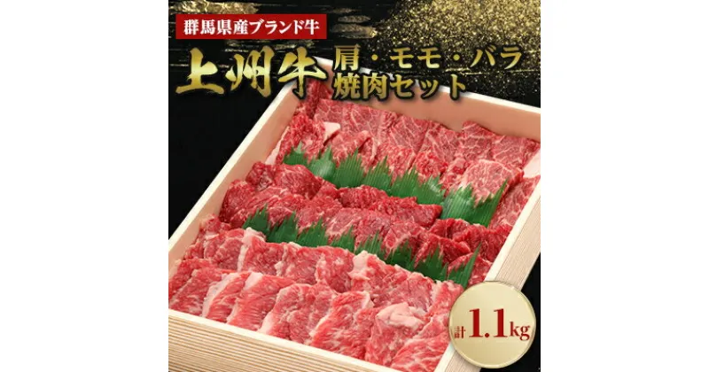 【ふるさと納税】上州牛肩・モモ・バラ焼肉セット(合計1.1kg)【配送不可地域：離島】【1077548】