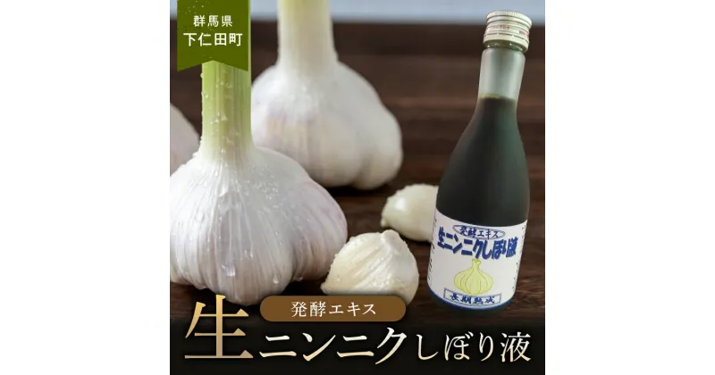 【ふるさと納税】発酵エキス 生ニンニクしぼり液 にんにく 栄養 免疫力 飲料 ドリンク 健康 F21K-325