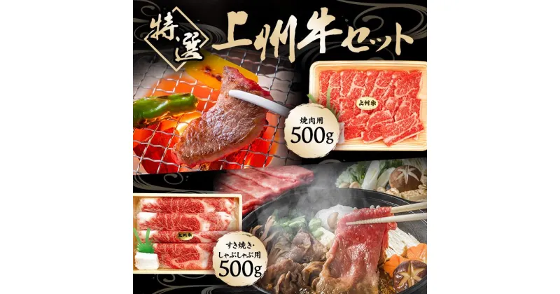 【ふるさと納税】厳選上州牛セットA　1kg | 肉 お肉 にく 食品 人気 おすすめ 送料無料 ギフト