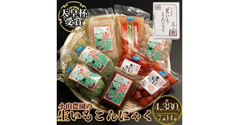 【ふるさと納税】小山農園の生いもこんにゃく（弐）　加工食品・惣菜・生いもこんにゃく・こんにゃく