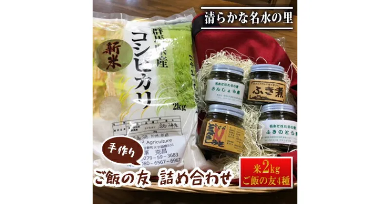 【ふるさと納税】天然素材のご飯の友 詰め合わせ　お米・コシヒカリ・加工食品