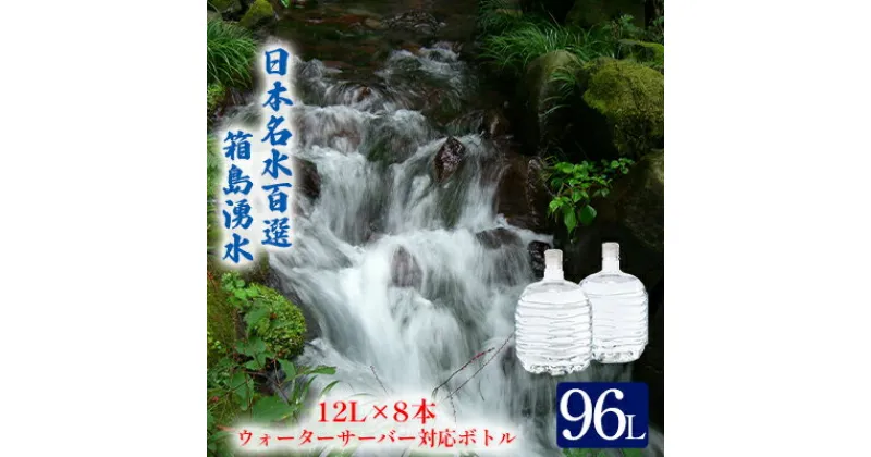 【ふるさと納税】群馬の名水 箱島湧水 エアL 12L×8本 ウォーターサーバー 対応ボトル(2本×4回) 飲料 ドリンク 飲料類 水 ミネラルウォーター 名水 天然水　飲料・ドリンク・飲料類・水・ミネラルウォーター