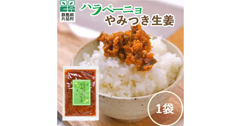 【ふるさと納税】片品村産ハラペーニョやみつき生姜 1袋 青唐辛子 おかず ご飯のお供