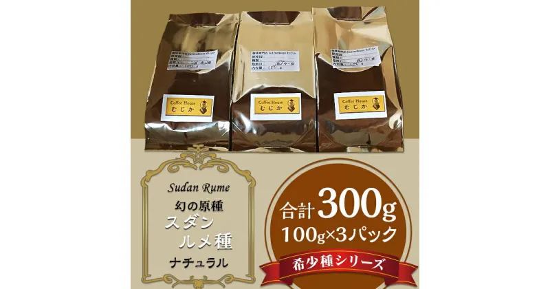 【ふるさと納税】コーヒー豆 珈琲豆 希少 小分け コーヒー 珈琲 こーひー 希少種シリーズ(4)幻の原種「スダン・ルメ種」ナチュラル