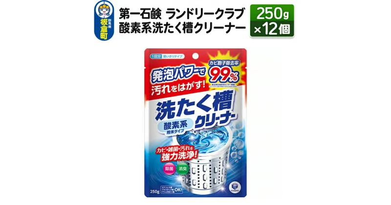 【ふるさと納税】第一石鹸 ランドリークラブ 酸素系洗たく槽クリーナー 250g×12個