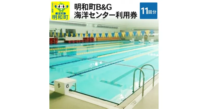 【ふるさと納税】明和町B&G海洋センター利用券(11回分）