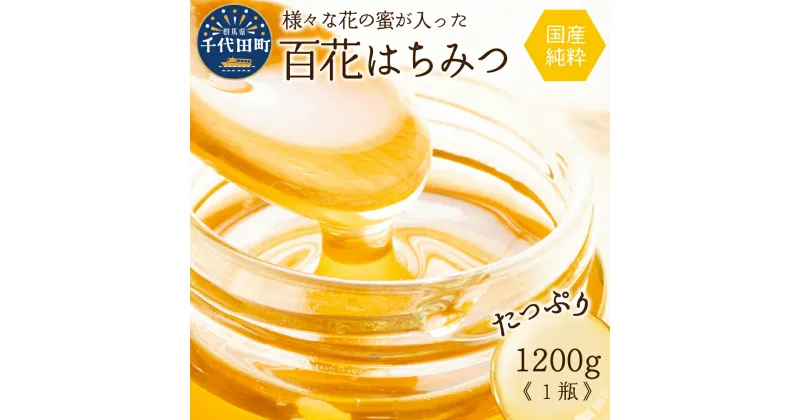 【ふるさと納税】【数量限定】【期間限定】純粋はちみつ 1200g 国産 百花蜂蜜 ＜田代養蜂場＞ハチミツ 蜂蜜 ハニー 蜜 国産 天然 パン 食パン トースト パンケーキ ヨーグルト 送料無料 お取り寄せ ギフト 贈り物 贈答用 プレゼント おすすめ スイーツ 群馬 千代田