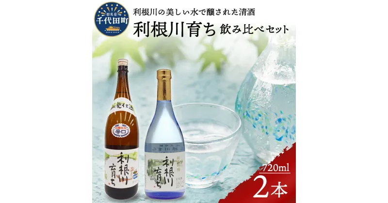 【ふるさと納税】日本酒 清酒 【利根川育ち】 地酒 2本 セット＜山川酒造＞晩酌 純米吟醸 本醸造 お酒 酒 冷酒 熱燗 飲み比べ 詰め合わせ 送料無料 お取り寄せ ギフト 贈り物 贈答用 プレゼント おすすめ コロナ 群馬 千代田町