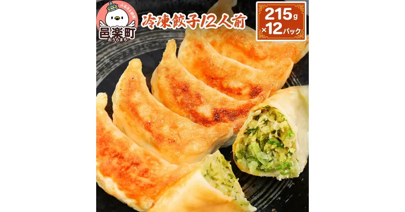 【ふるさと納税】冷凍餃子12人前（計約2580g）ギョーザ ぎょうざ 中華 野菜たっぷり モチモチ 食べ応え 群馬県