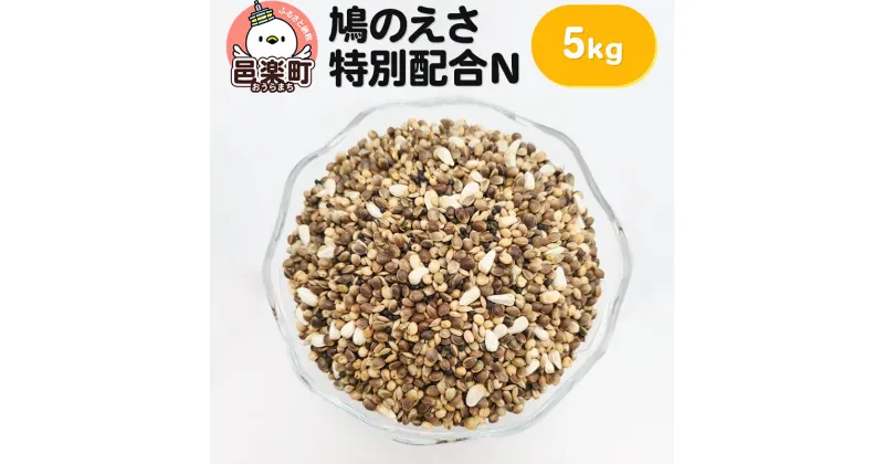 【ふるさと納税】鳩のえさ 特別配合N 5kg×1袋 サイトウ・コーポレーション 飼料