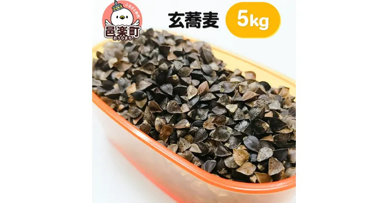 【ふるさと納税】玄蕎麦 5kg×1袋 サイトウ・コーポレーション 飼料