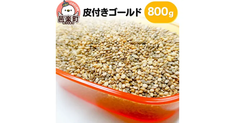 【ふるさと納税】皮付きゴールド 800g×1袋 サイトウ・コーポレーション 飼料