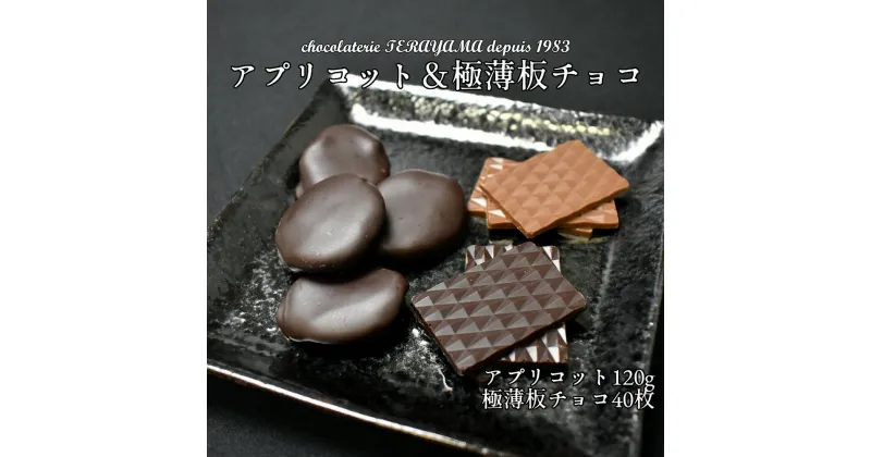 【ふるさと納税】チョコレート詰合せ（極薄板チョコ＋アプリコット）　【11100-0551】