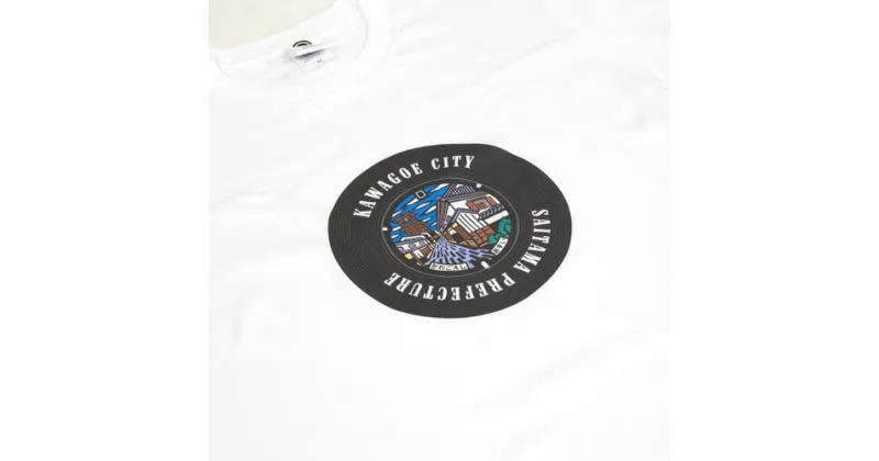 【ふるさと納税】川越市 マンホールTシャツ ／ ファッション 服 埼玉県