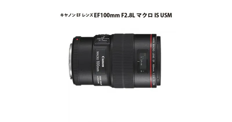 【ふるさと納税】No.306 キヤノン EFレンズ EF100mm F2.8L マクロ IS USM ／ Canon 中望遠マクロレンズ Lレンズ カメラ キャノン 送料無料 埼玉県