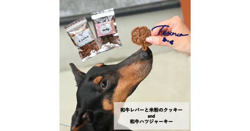 【ふるさと納税】【Tesoro】わんこ用／和牛レバー米粉のクッキーとジャーキー　各1袋入り（お肉屋さんが作る犬ご飯）