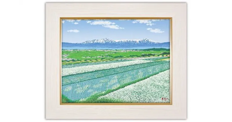 【ふるさと納税】「初夏の香り」| 埼玉県 東松山市 シルクスクリーン 版画 芸術 美術 風景 自然 バージョン 美しい ギャラリー アーティスト アート 芸術 デザイン インテリア 絵画 限定版 芸術品 オリジナル 和紙 小川和紙 田んぼ リフレクション 反射 水面 福島県 ART