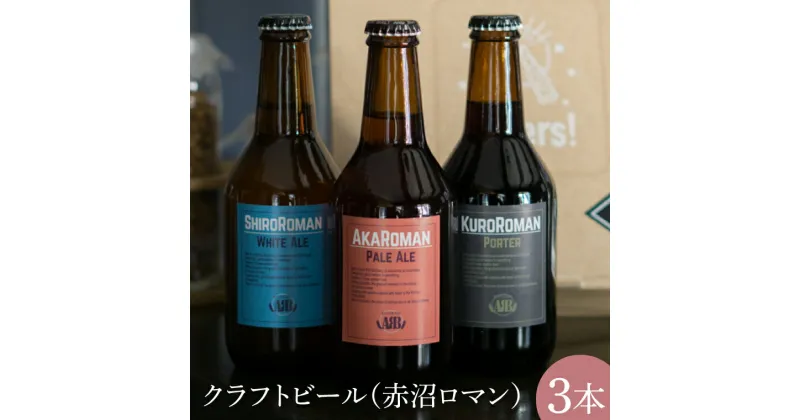 【ふるさと納税】クラフトビール（赤沼ロマン）330ml×3本入(CO002-1）