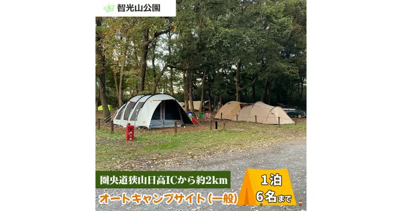 【ふるさと納税】No.270 智光山公園キャンプ場　オートキャンプサイト（一般）利用券 ／ 自然 動物園 植物園 アスレチック 送料無料 埼玉県