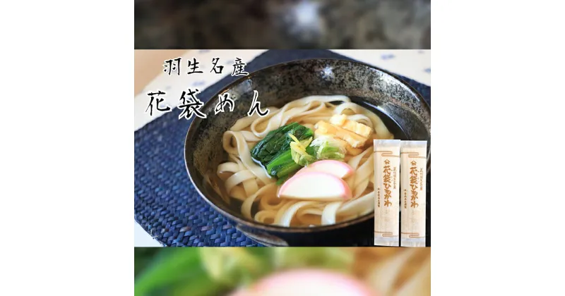 【ふるさと納税】 うどん 平打ち 乾麺 40人前 (200g×20入) 老舗 明治六年創業 武州羽生名産 花袋ひもかわ