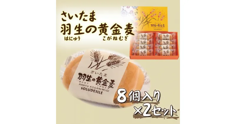 【ふるさと納税】 お菓子 洋菓子 和菓子 さいたま 羽生の黄金麦 8個 小分け 2セット お土産 プレゼント