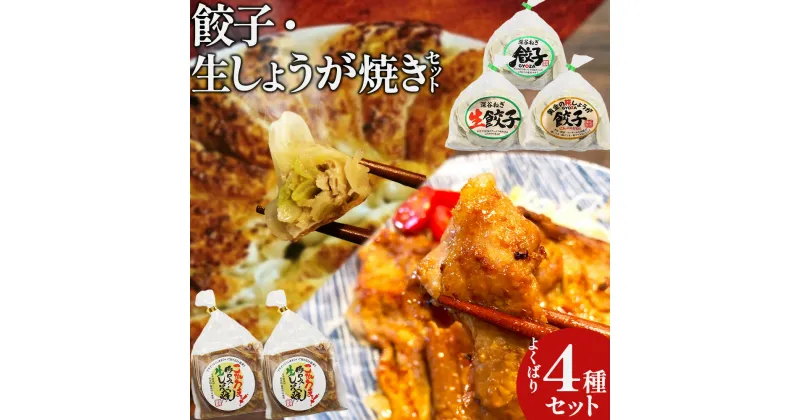 【ふるさと納税】名所　餃子・生しょうが焼セット 深谷ねぎ 深谷ネギ 餃子 生姜 糀 化学調味料 保存料 着色料 不使用 国産素材 おつまみ おやつ 野菜 豚 肉 名所 埼玉県 深谷市 　【11218-0659】