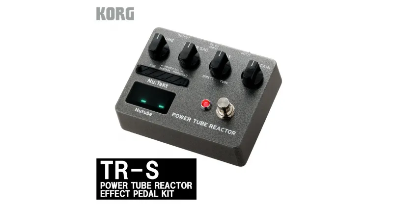 【ふるさと納税】【コルグ】POWER TUBE REACTOR EFFECT PEDAL KIT 「TR-S」　【11218-0706】 埼玉県 深谷市 エフェクター 楽器 送料無料 KORG KORG コルグ