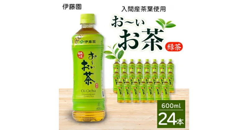 【ふるさと納税】入間産茶葉使用　PETお～いお茶緑茶　600ml×24本【1400383】